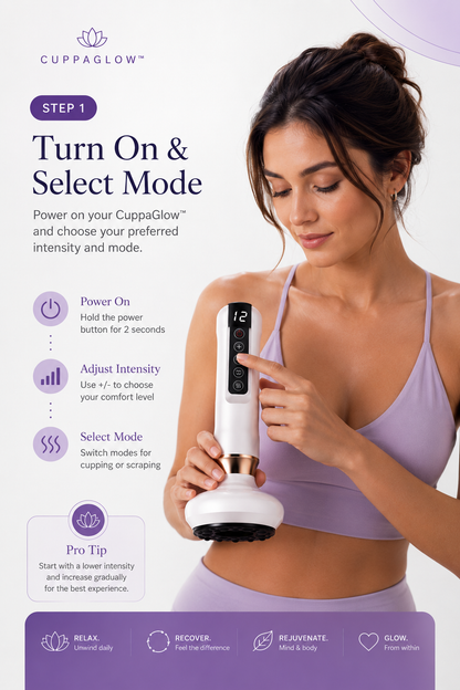 CuppaGlow™ Pro Smart Vacuum Cupping Massager