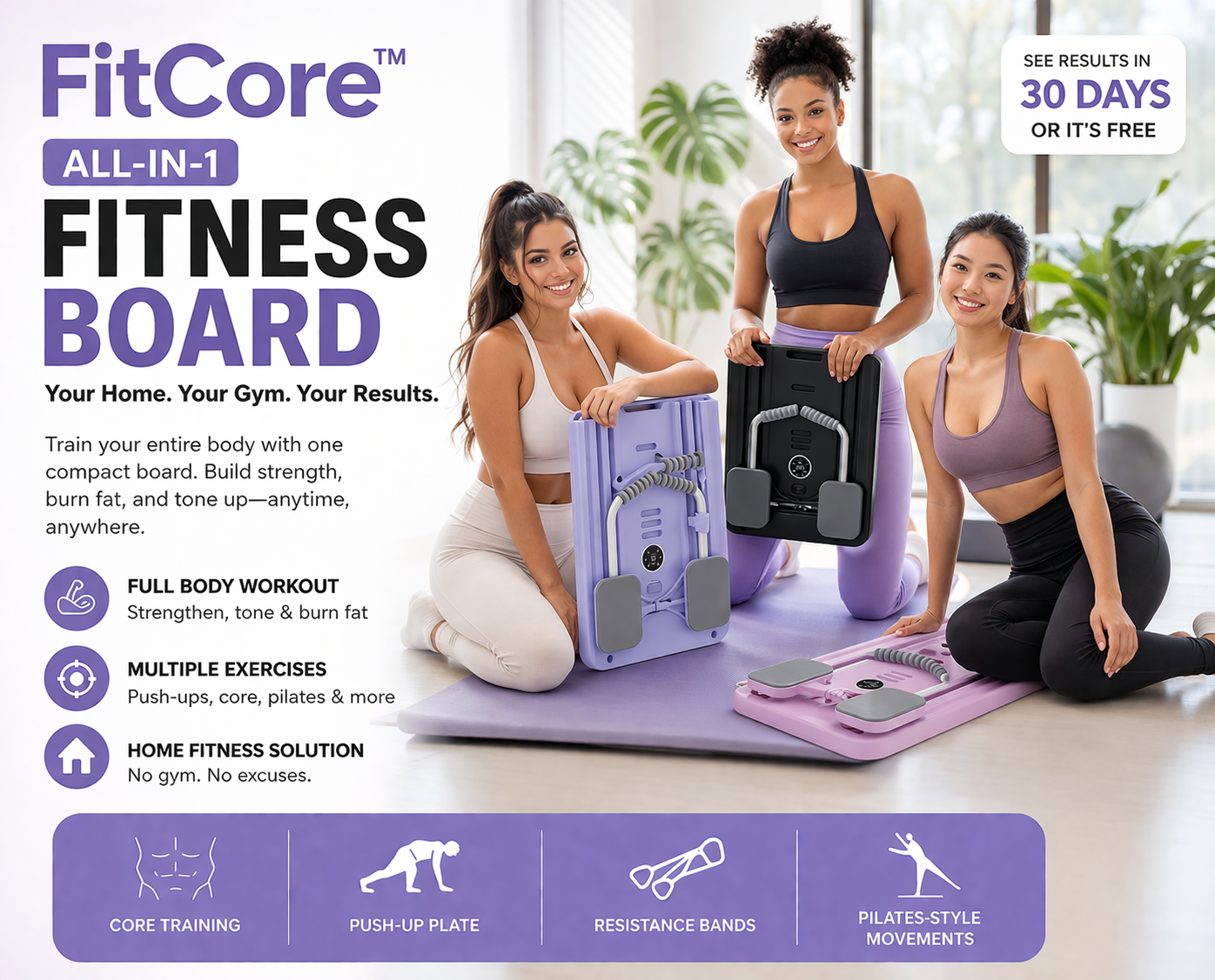 FitCore™ Pro Workout Board